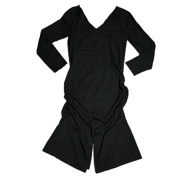 Shihar V-Neck Bodycon Black Dress - Picture 1 of 9